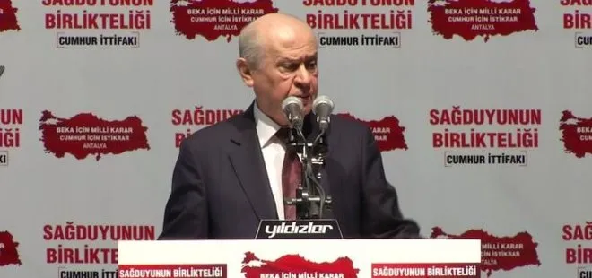 Son dakika: MHP lideri Bahçeli’den açıklamalar