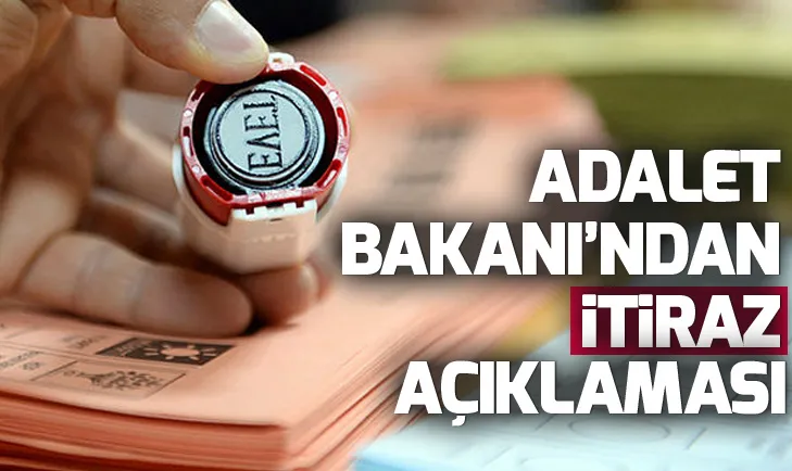Adalet Bakanı Gülden itiraz açıklaması