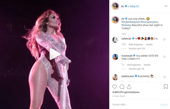 Jennifer Lopez’den Antalya konseri sonrası Türkiye paylaşımı - 1