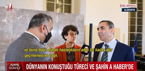 Koronavirüs aşısını bulan Türk bilim insanları Prof. Dr. Özlem Türeci ve Prof. Dr. Uğur Şahin A Haber'e konuştu! Türkiye ile ortak çalışma olacak mı? - 1