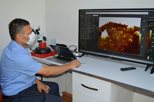 Fırat Üniversitesi'nde koronavirüs ilk kez 3 boyutlu görüntülendi! - 2