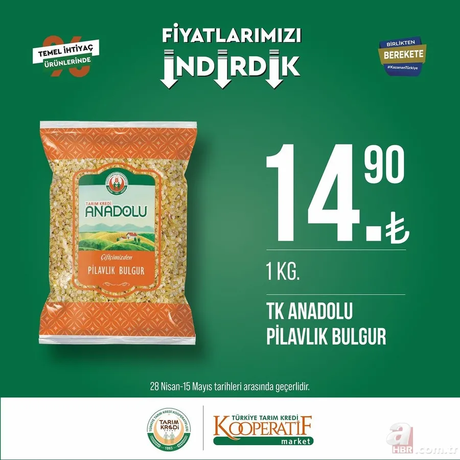 TARIM KREDİ MARKETlerinde indirimsiz ürün kalmadı! Ucuzluk başladı! Sucuk, Tereyağı, peynir, et, şeker, çay, tuvalet kağıdı... 21