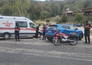 Kütahya'da otomobil ile motosiklet çarpıştı: 1 yaralı
