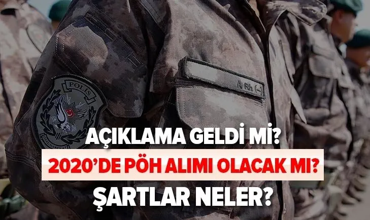 PÖH olmak isteyenler dikkat! 2020’de PÖH alımı olacak mı? Polis Özel Harekat başvuru şartları neler?