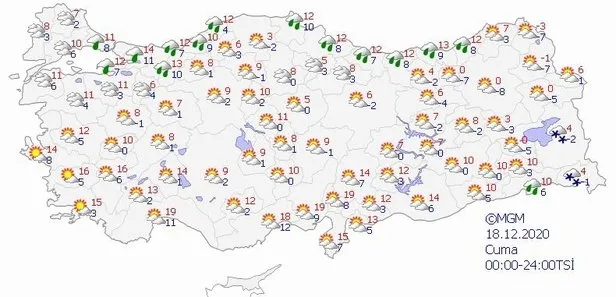 Meteoroloji haftalık hava tahmin raporunu açıkladı! Ankara, İstanbul ve İzmir'de hava durumu nasıl olacak? Kar yağacak mı? - 11