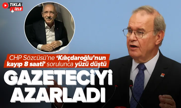 CHPli Öztrak soru soran gazeteciyi azarladı