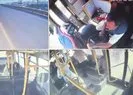 Gaziantep’te olası faciayı yolcu önledi!