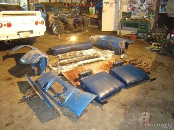 Hurda parçalardan dev araç yaptı! Gören hayrete düşüyor 22