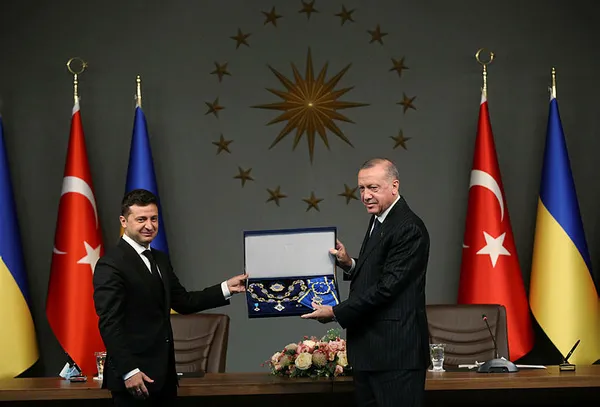 Başkan Erdoğan ve Ukrayna Devlet Başkanı Vladimir Zelenskiy'den önemli açıklamalar - 1