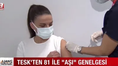 TESK’ten 81 ile ‘aşı’ genelgesi