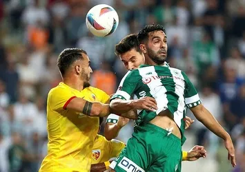 Konyaspor ile Kayserispor berabere kaldı