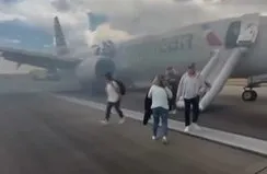 ABD’de yolcu uçağında korku dolu anlar!