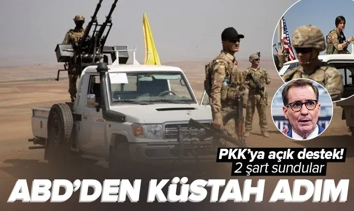 ABD’den PKK’ya açık destek