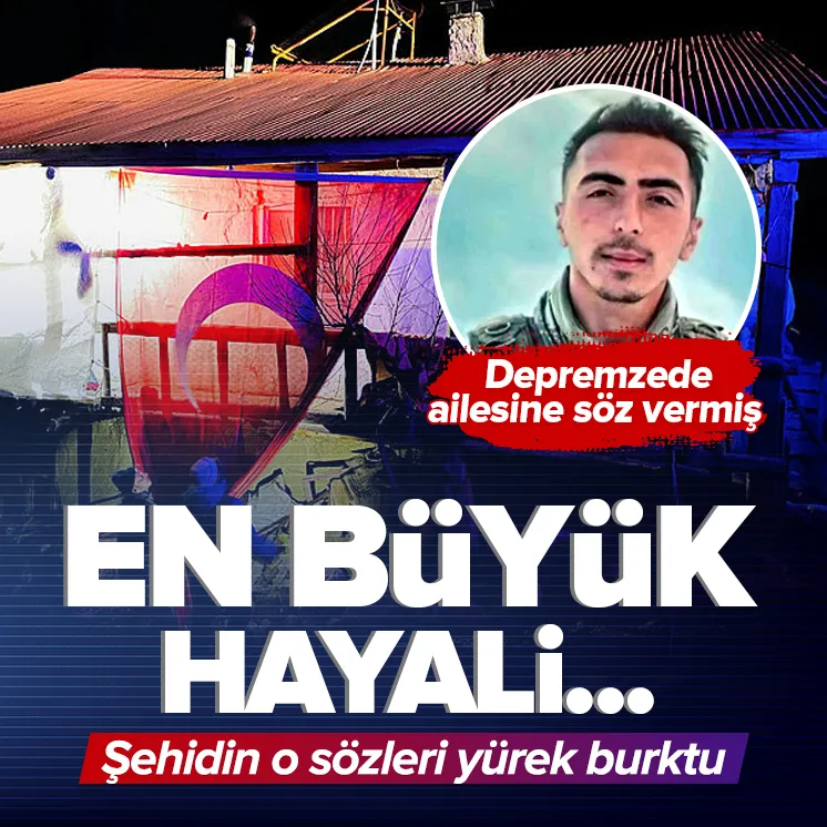 Şehit Müslüm Özdemirin yürek yakan hikayesi