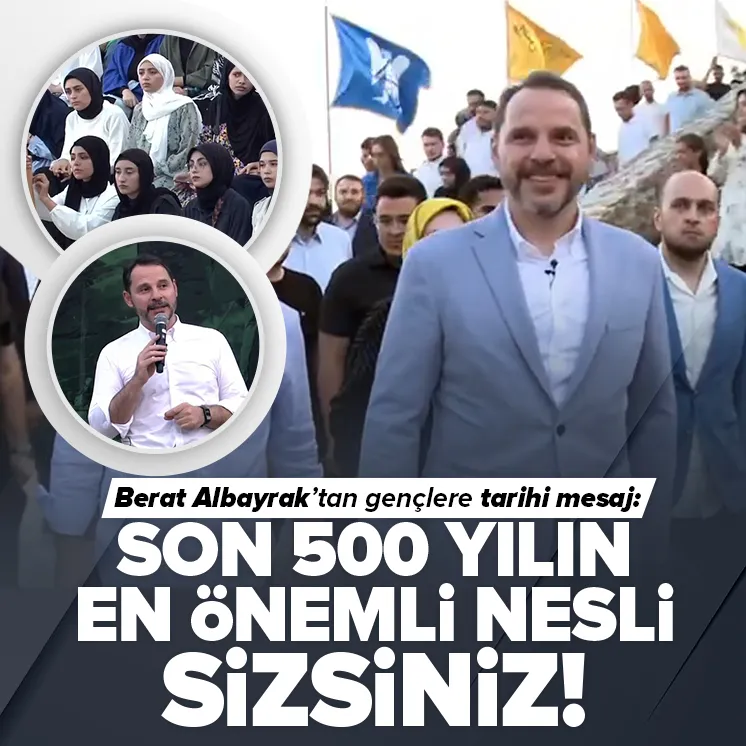 Berat Albayrak TÜGVA kampında gençlere seslendi: