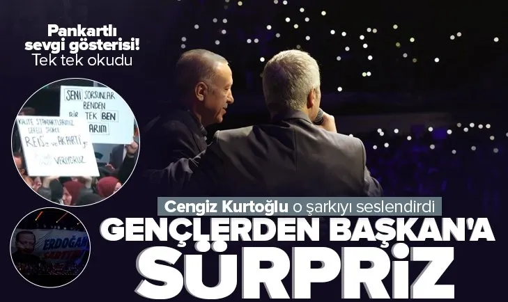 Başkan Erdoğan’a gençlerden sürpriz!
