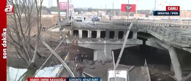 Ukrayna ordusunun köprü planı! Rusya’nın ilerlemesini durdurmak için patlatıldı