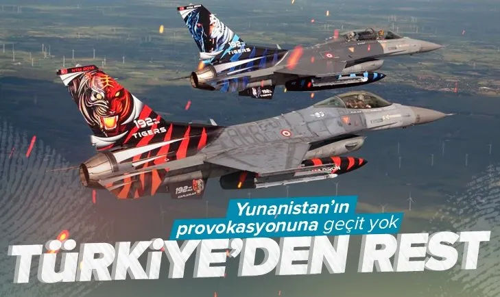 Türkiye Yunanistan’ın provokasyonuna geçit vermedi! Tatbikat resti