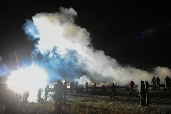 ABD polisi Dakota’da eylemcilere plastik mermi kullandı
