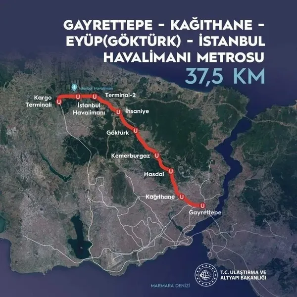 Hizmet siyasetinde büyük gün! Gayrettepe-Kağıthane metrosu hizmete girdi