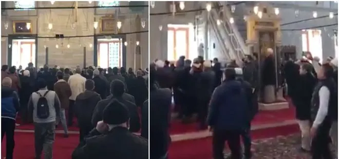 Fatih Camii’nde istenmeyen görüntüler: Buna hakkınız yok!