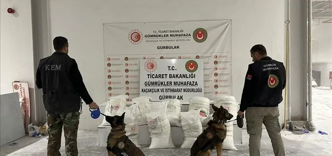 Gürbülak Sınır Kapısı'nda 1 ton uyuşturucu yakalandı