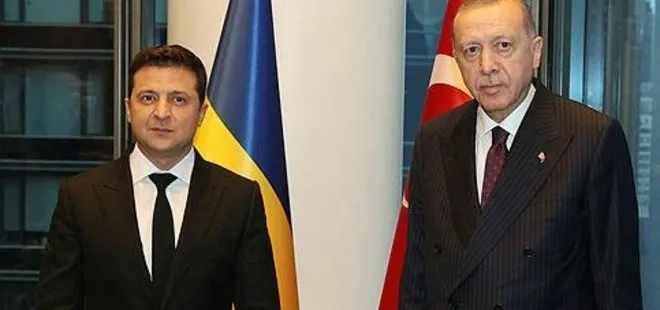 Başkan Recep Tayyip Erdoğan Zelenskiy ile görüştü
