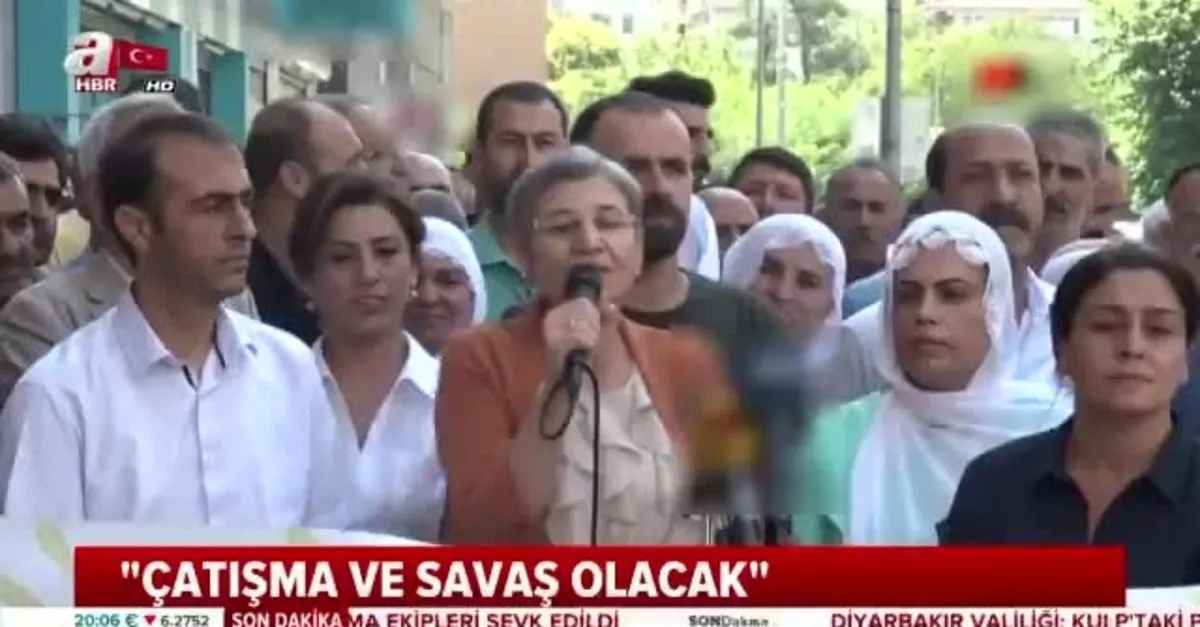 HDP’li vekil Leyla Güven’den küstah sözler! ‘’Çatışma ve savaş olacak’’