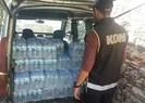 İzmir sahte içki operasyonu! Hepsi arabanın içerisinden çıktı
