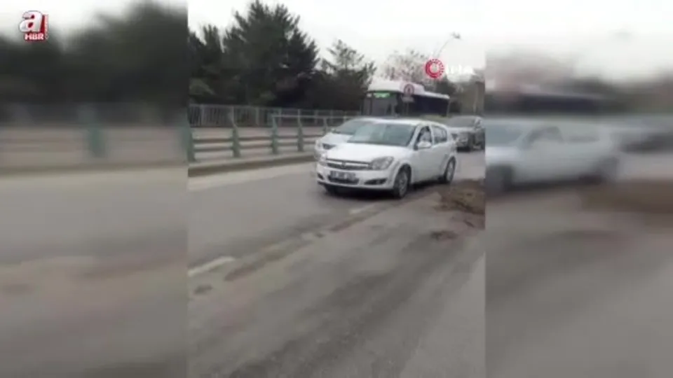 D100’de trafiği felç eden olay!