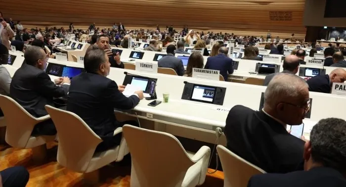 Bakan Koca’dan BM oturumunda dünyaya Gazze çağrısı: Gayri insani silahların kullanılmasını önlemeliyiz