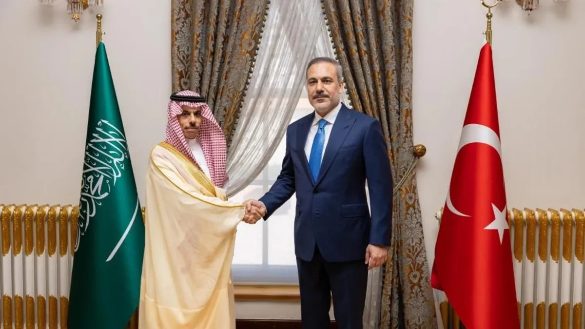 Bakan Fidan Suudi mevkidaşı Al Suud ile görüştü