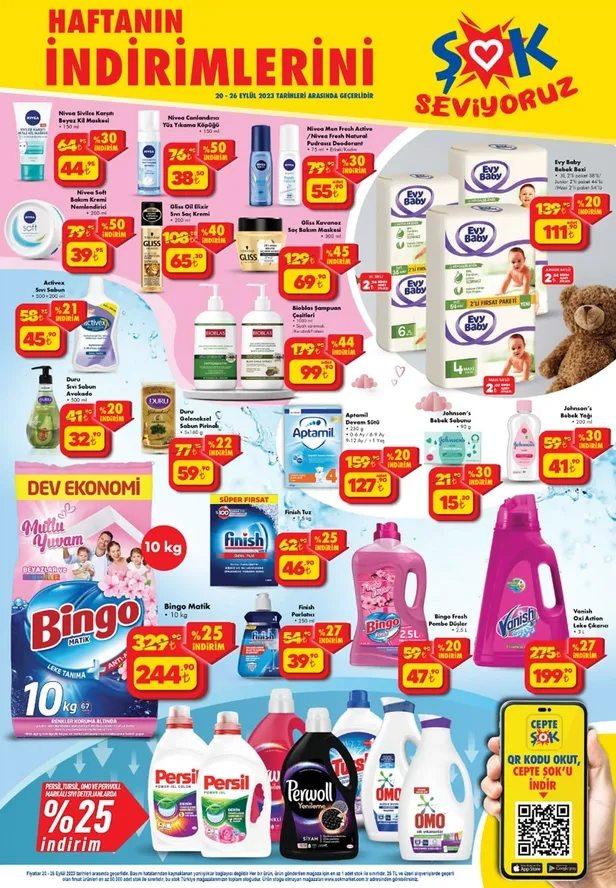 ŞOK haftanın ikinci kataloğunu yayınladı! İşte ŞOK 21 ve 23 Eylül tarihlerinde yayınladığı aktüel ürünler katalogları…