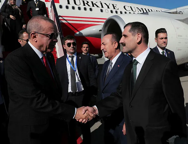 Başkan Erdoğan, İlham Aliyev ile görüştü! İşte ilk kareler...