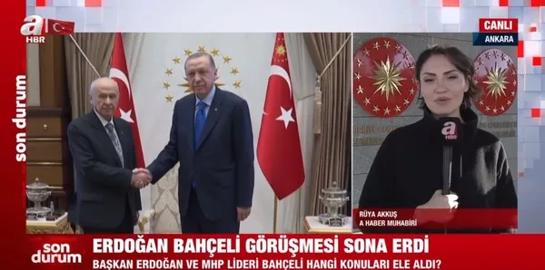 Başkan Erdoğan ile MHP lideri Devlet Bahçeli arasında seçim zirvesi