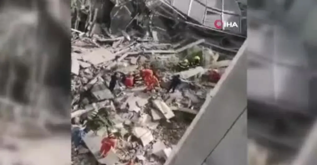 Çin’de otel çöktü: 1 ölü 10 kayıp