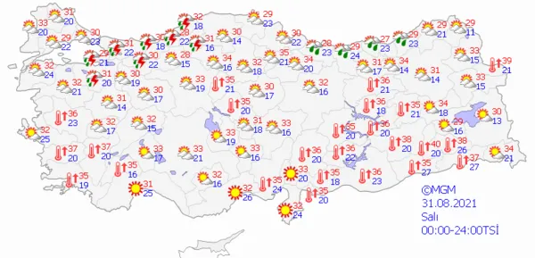 1630162485784.png Meteoroloji'den İstanbul dahil çok sayıda ile son dakika sağanak yağış uyarısı! İstanbul Ankara İzmir'de bu hafta hava durumu nasıl olacak? - 7