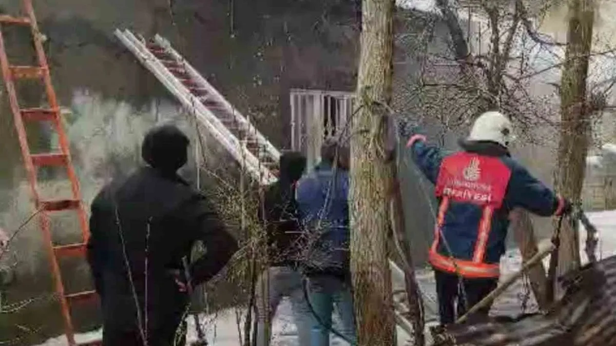 Yüksekova'da korkutan yangın