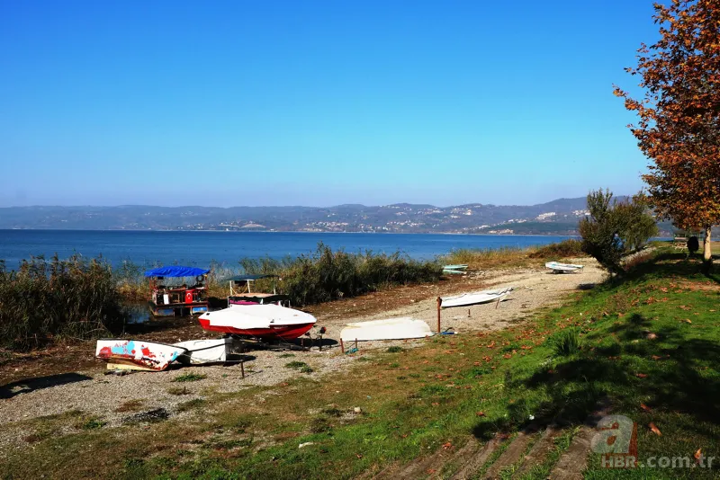 Sapanca Gölü'nde korkutan görüntü! Su seviyesi kritik noktaya doğru düşüyor 3