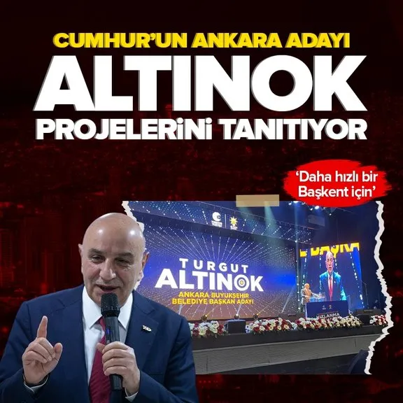 AK Parti Ankara Büyükşehir Belediye Başkan Adayı Turgut Altınok projelerini tanıtıyor!