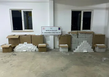 Antalya'da kaçakçılıkla mücadele: 168 bin adet kaçak makaron ele geçirildi