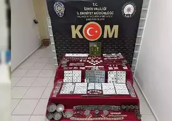 İzmir'de tarihi eser operasyonu