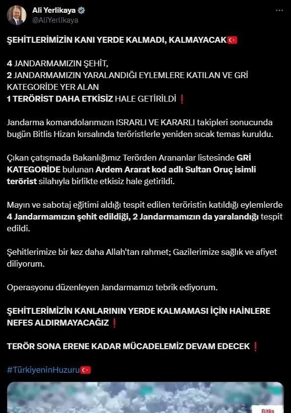 icisleri-bakani-ali-yerlikaya-duyurdu-4-sehidimizin-sorumlusu-terorist-olduruldu-1690898539043.jpeg İçişleri Bakanı Ali Yerlikaya duyurdu: 4 şehidimizin sorumlusu Ardem Ararat kod adlı Sultan Oruç öldürüldü - 4
