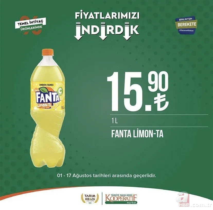 Tarım Kredi fiyatları tek tek düştü! Kooperatif Market kataloğunda yok yok! Zeytin 54.90, Taze Kaşar 159.90, Pirzola 88.90, Peynir çeşitleri 39.90 TL... 17