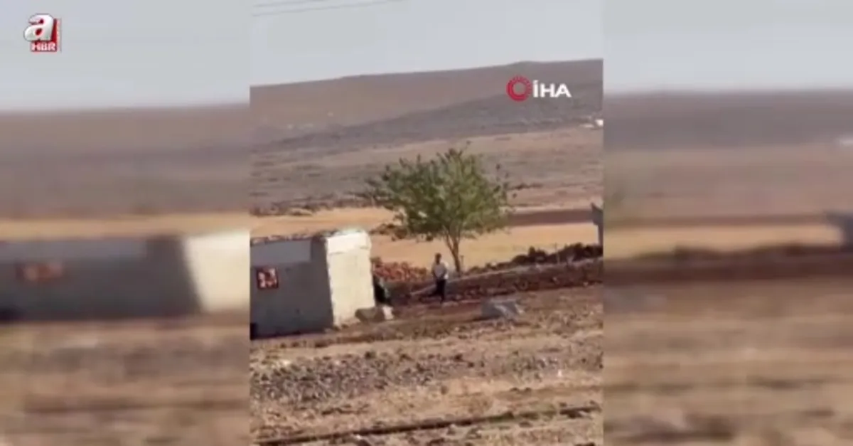 Ailelerin silahlı çatışması kamerada!