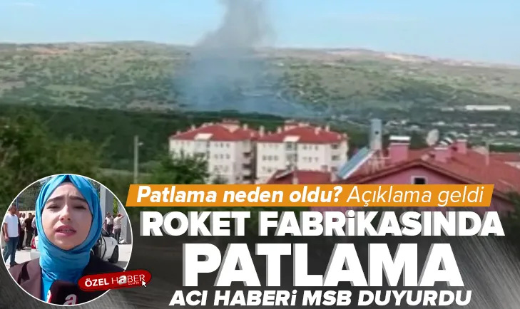 Roket fabrikasında patlama! Acı haber geldi