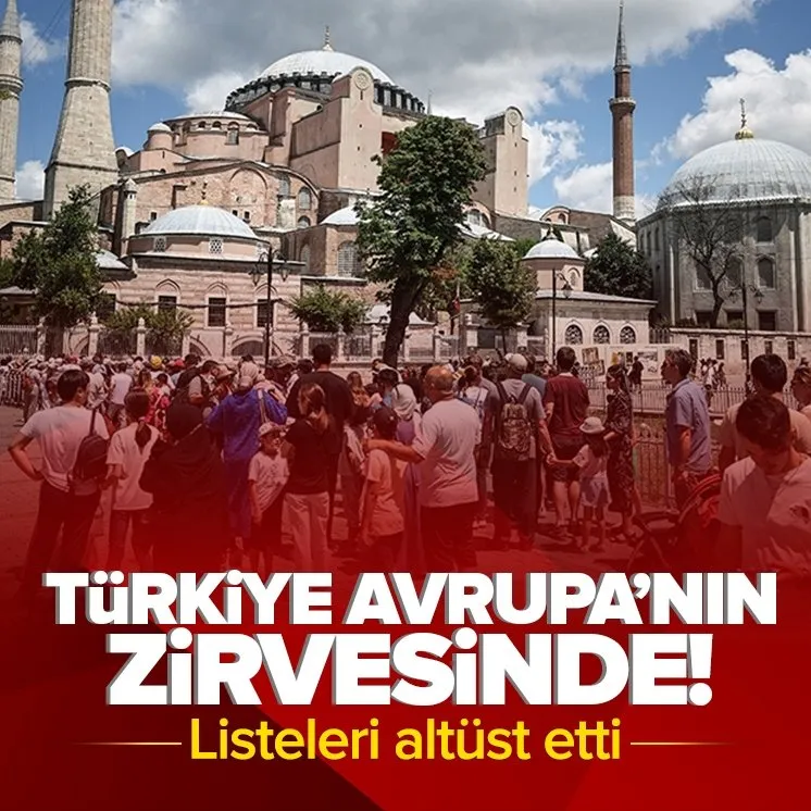 Türkiye Avrupa’nın zirvesinde! Listeleri altüst etti