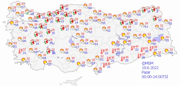 1655563195362.png Afrika'dan yoğun sıcak hava dalgası geliyor! 43 dereceyi görecekler! Türkiye'yi etkileyecek mi? İşte güncel hava durumu - 9