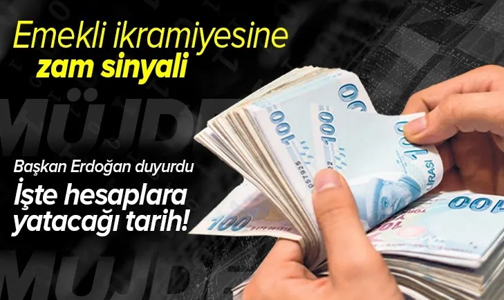Başkan Erdoğan tarihi duyurdu! Emekli ikramiyesine zam sinyali! Emekli bayram ikramiyeleri ne zaman verilecek?
