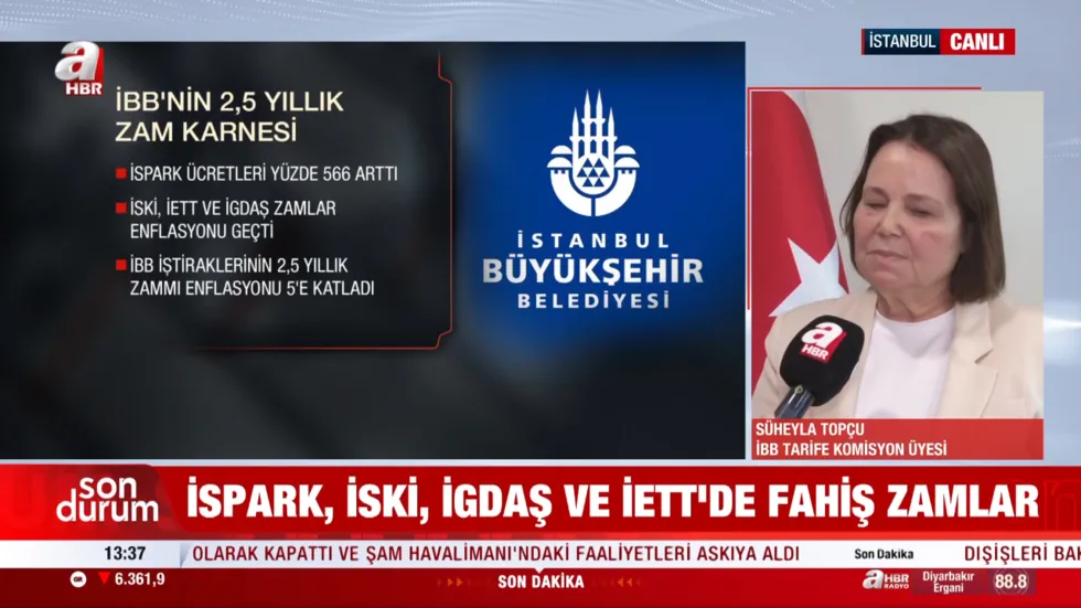 İGDAŞ-İSPARK-İSKİ VE İETT'de fahiş zamlar! İstanbullunun beli 2,5 yılda büküldü - 1